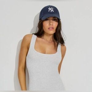 NWT J. Crew Fine Ribbed Tank in Heather Grey XXL